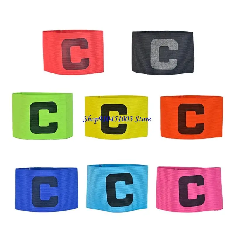 

77HC 8 шт. футбольные капитанские повязки регулируемые эластичные спортивные капитанские повязки