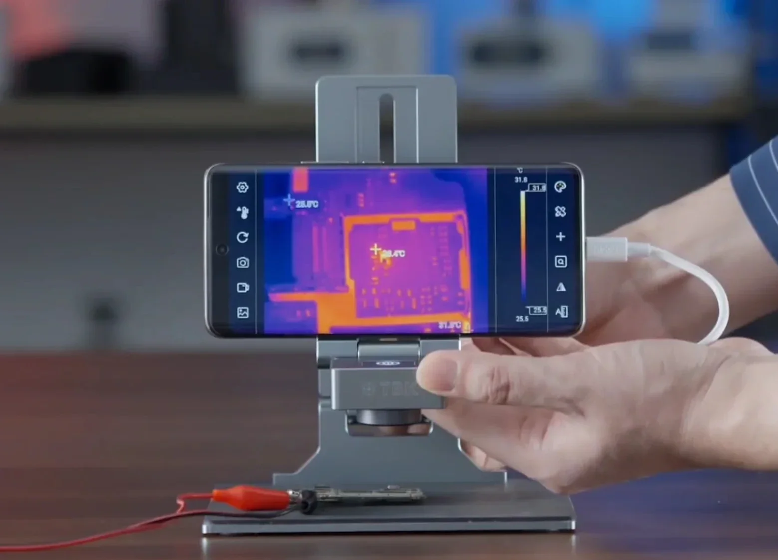 TBK Motherboard Thermal Imaging Tester, Diagnóstico Rápido, Telefone Móvel, Placa Principal, Detecção de falhas, Analyzer Tool, PCB, 2202