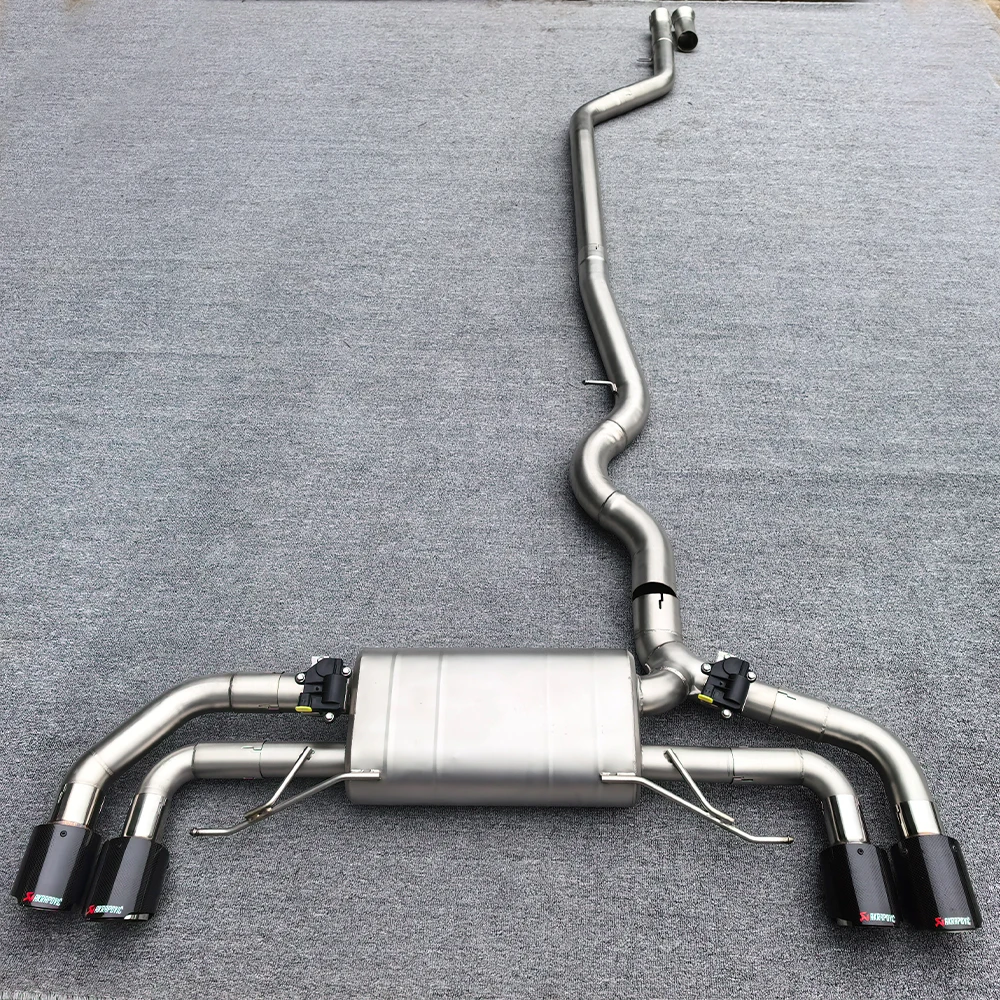 Exhaust Pipe System 304 Stainless Steel for 330i B48 G20 2.0T Valvetronic Valved Catback Exhaust Muffler