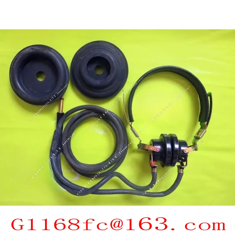 High Impedance Headphones TA-4, 2200 Ohms, 65 Ohm Crystal Radio, Large Double Ear Reed Dynamic Iron Dynamic Coil Headphones