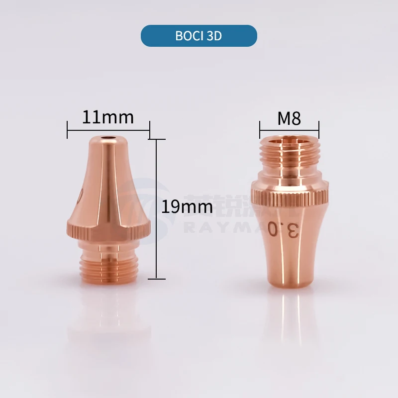 BOCI-boquilla láser M8 H19, máquina de tubos láser de fibra que utiliza corte 3D Cypcut Double2.0, fuente de alta potencia, boquilla de cobre de una sola capa