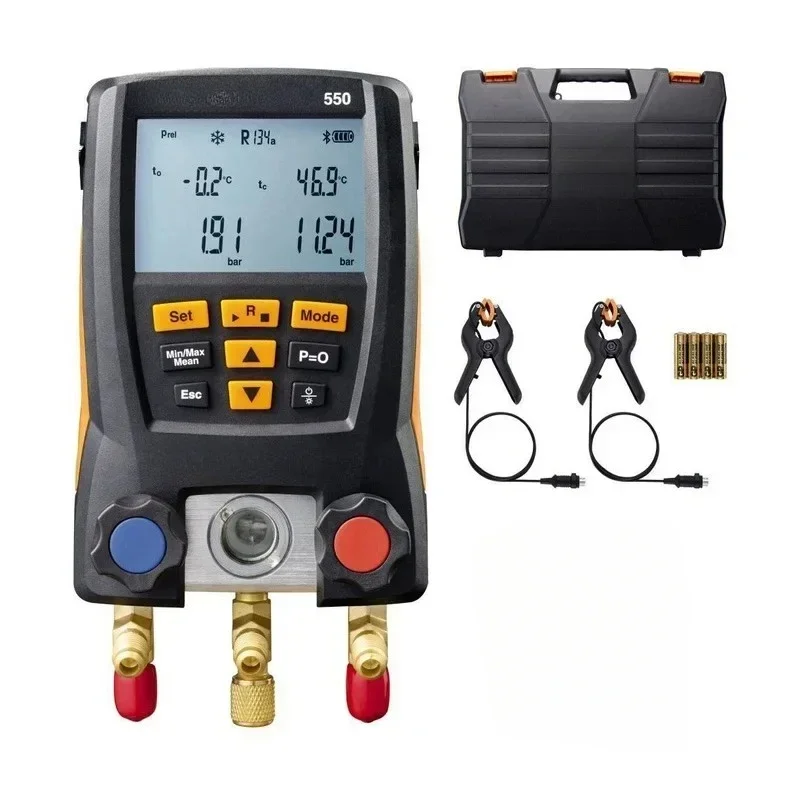 550s/557s/549 Gauge Refrigeration Digital Manifold Electic Pressure Gauge 0563 1550 Digital Refrigerant Meter Set HVAC