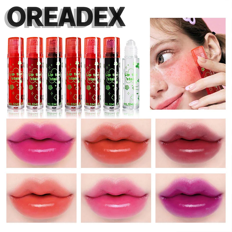 다기능 구형 립글로스 비점착성 방수 지속력 강한 사용하기 쉬운 보습 립글로스 클리어 버전