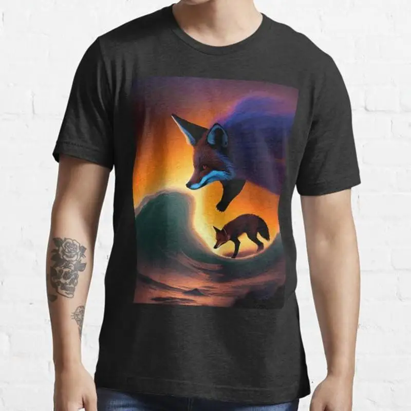 

Футболка Whispers of the Ocean Fox черная, размеры от S до 5XL, США