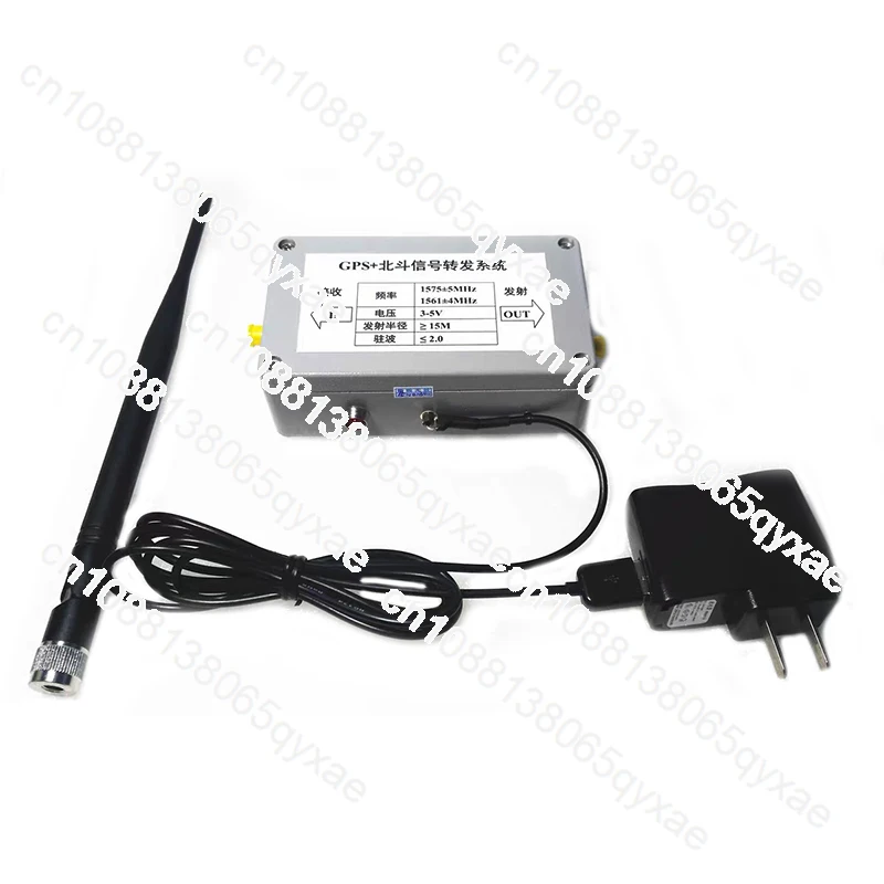 Indoor Coverage Gps Signal Repeater Amplifier Gps Transponder System Kit with 10M Receiving Antenna