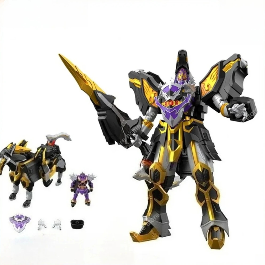 En Stock Original Bandai Shokugan Modeling Project MagiKing Magiranger Combine Megazord Figura de Acción Coleccionable Kit de Juguete de Caramelo