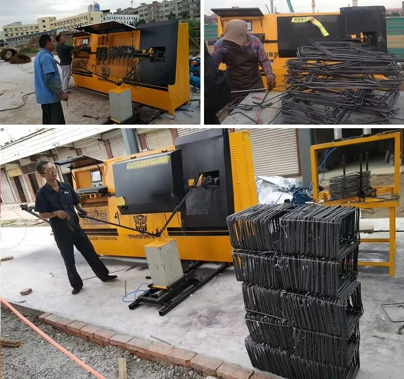 Steel Coil Straightening and Cutting Machine/Rebar Bending Machine Automatic Stirrup  Bending Machine
