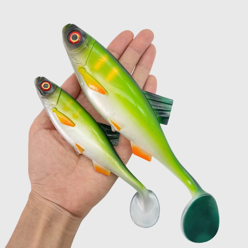 

Fishing Soft Lures Unique Vibrating Swim Action and Trembly Sinking Well-Made Fishing Lures for Bass Trout Crappie Walleye