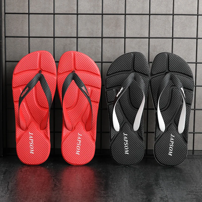 Hot Concise Couple's Flip Flops Men's Outdoor Beach Shoes Women's Fashion Slippers Men's Soft Sandals Big Size 45 46 4748 4950