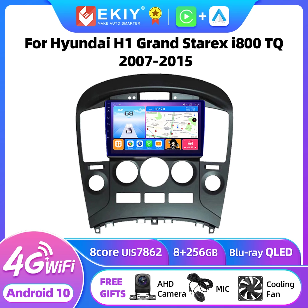 

EKIY T7 Android 10 Car Radio For Hyundai H1 Grand Starex i800 TQ 2007-2015 DSP Navigation GPS Carplay Multimedia Player Stereo