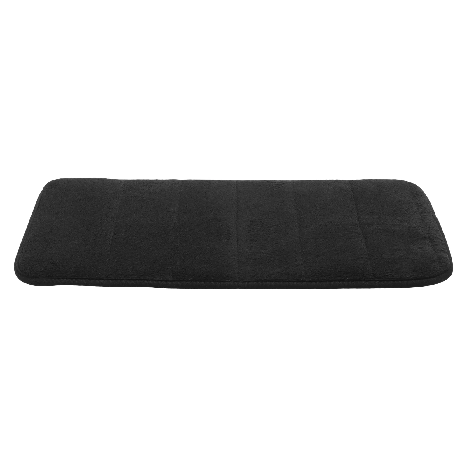 

Memory Foam Door Mat 30x50cm Black Thick Coral Fleece Non Slip Bath Rug Soft Bathroom Bedroom Living Room Toilet Mats Small Size