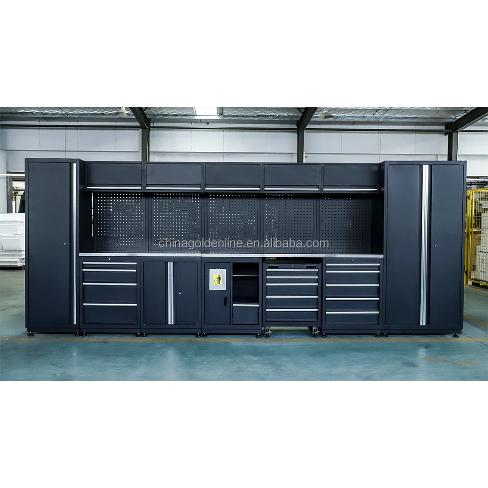 Workshop Garage Units Steel Tool Boxes And Storage Cabinets Large Combination Tool Cabinet Garage Workbench/Metal Furniture