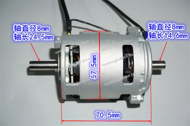 B5665 Inner Rotor Brushless Motor 12-24V Low Speed Large Torque 57mm Brushless Motor Active Cooling Fan