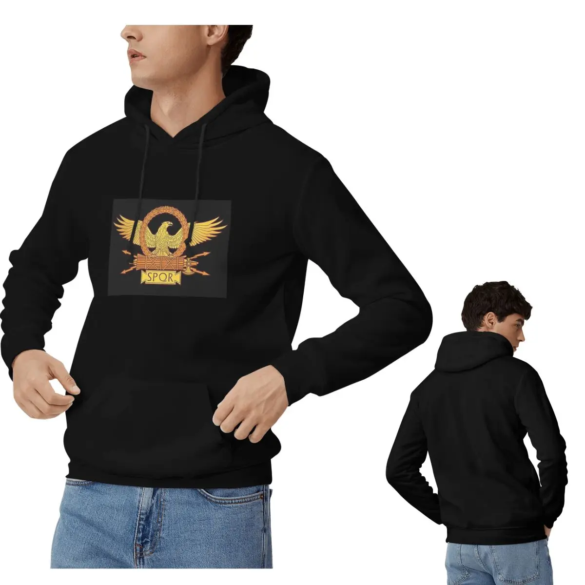 

Древние римские толстовки SPQR, мужские и женские повседневные пуловеры, толстовки в стиле хип-хоп, одежда с длинными рукавами, осень-зима