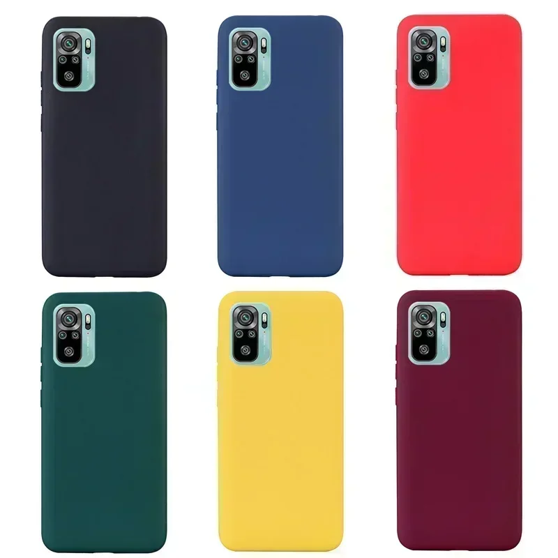 Silicon Soft Back Cover For Xiaomi Redmi Note 10 10s Note 10 Pro Max 4G Note10 Pro 5G Redmi 10A 10C Soft Phone Cases Coque