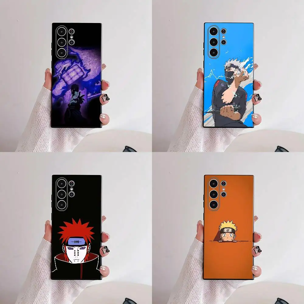Hot Anime Naruto Phone Case For Samsung S25,S24,S21,S22,S23,S30,Ultra,S20,Plus,Fe,Lite,5G Black Cover