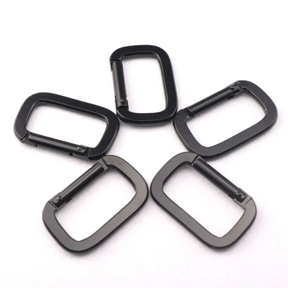 Vierkant schnallen Feder karabiner Karabiner Karabiner haken Clip Schlüssel anhänger Outdoor Rucksack Anhänger Schnallen