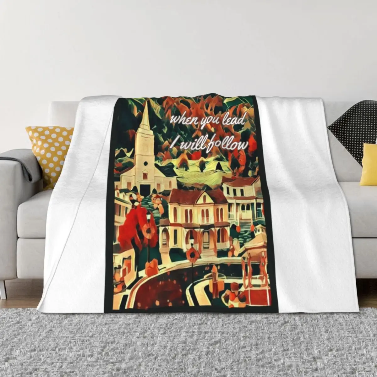 عندما تؤدي سأتبع - بطانية رمي النجوم المجوفة، بطانيات جميلة للأرائك، بطانيات ثقيلة