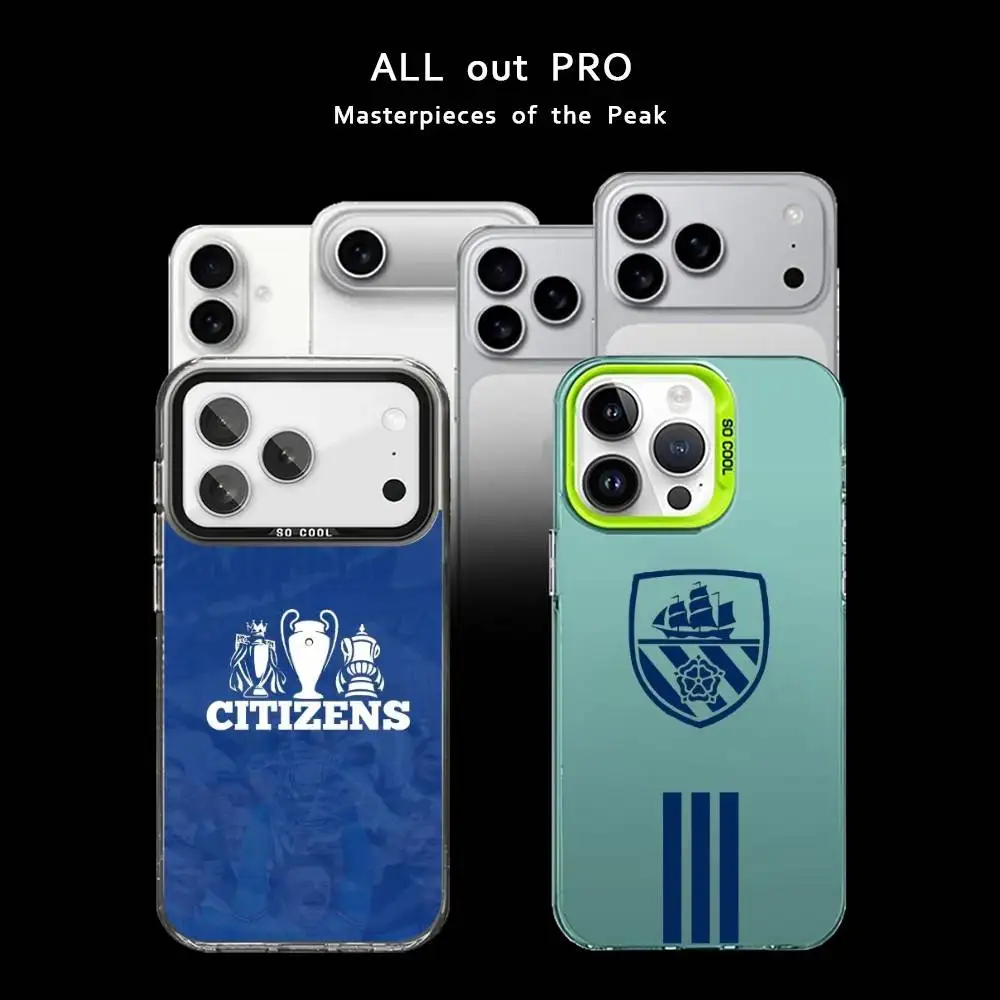 

Manchester-SR Phone Case For iPhone17,16,15,14,13,12,11 Pro Max Blcak Matte Shockproof Cover