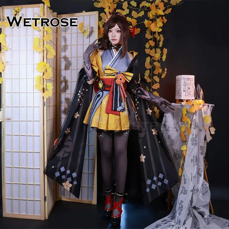 

【Wetrose】 In Stock Chiori Cosplay Costume Genshin Impact Thiori Chioriya Boutique Tailor Full Set Wig Halloween Xmas