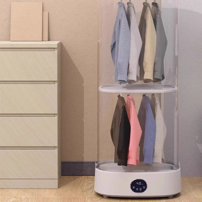 

Mini Clothes Dryer Portable Folding Baby Garment Care Machine Double Layer Fast Drying Multi Sterilization 4 Hour Timing