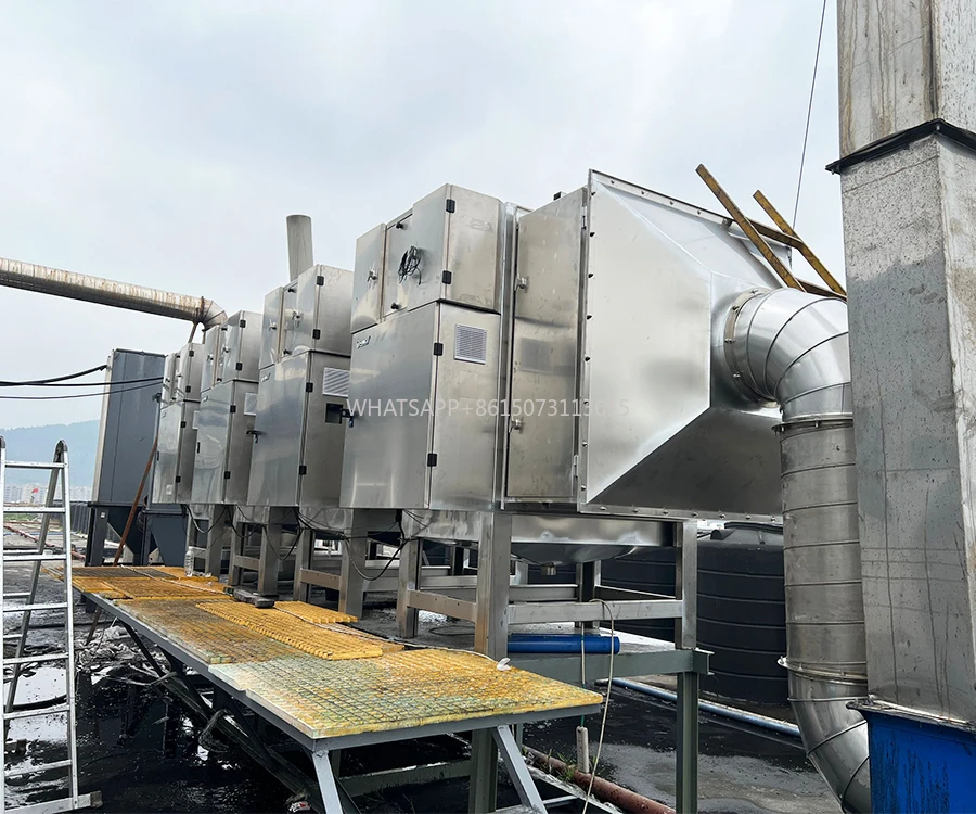 Precipitador electrostático húmedo, eliminación de humos de humo, polvo de horno de fundición de Metal, purificador de humo resistente a altas temperaturas