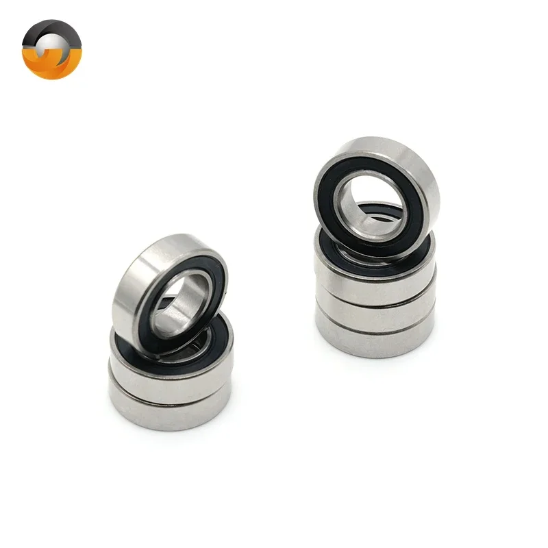 S689RS 9x17x5mm 1piece ABEC-9 Stainless Steel Hybrid Ceramic Bearings Rubber Sealed Bearing 689 689RS