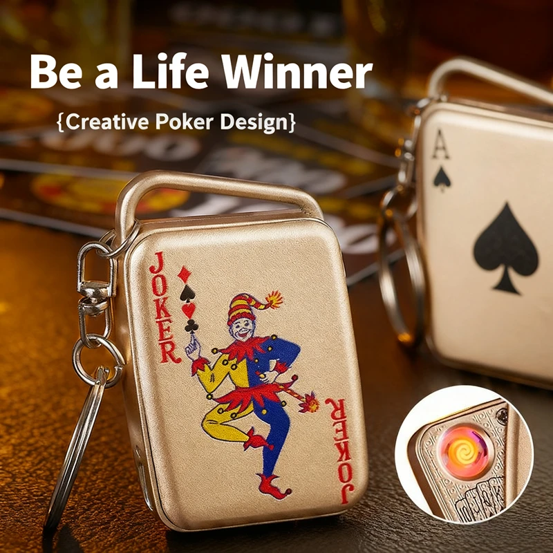 Keychain Lighter: USB Charging, Tungsten Wire Ignition, Portable Pendant Design, Funny Electronic Lighter for Smoking Use