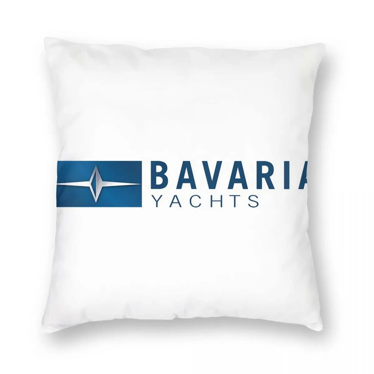 Bavaria Yachts Blue Silver Logo Square Pillowcase Pillow Cover Cushion Decor Comfort Throw Pillow for Home Bedroom