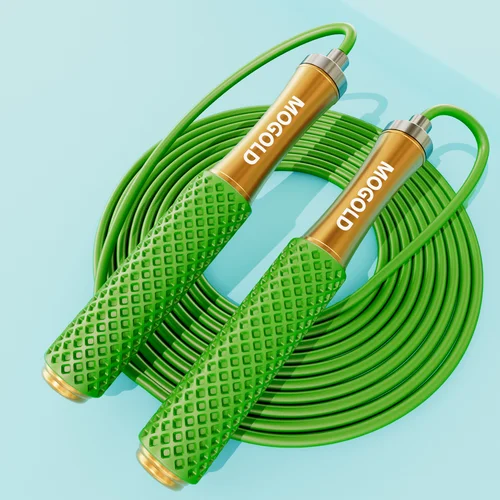 어린이용 베어링 점프 로프, 알루미늄 합금 손잡이, 부드러운 회전, 조절 가능, 속도, 에어로빅 운동, 피트니스에 적합 