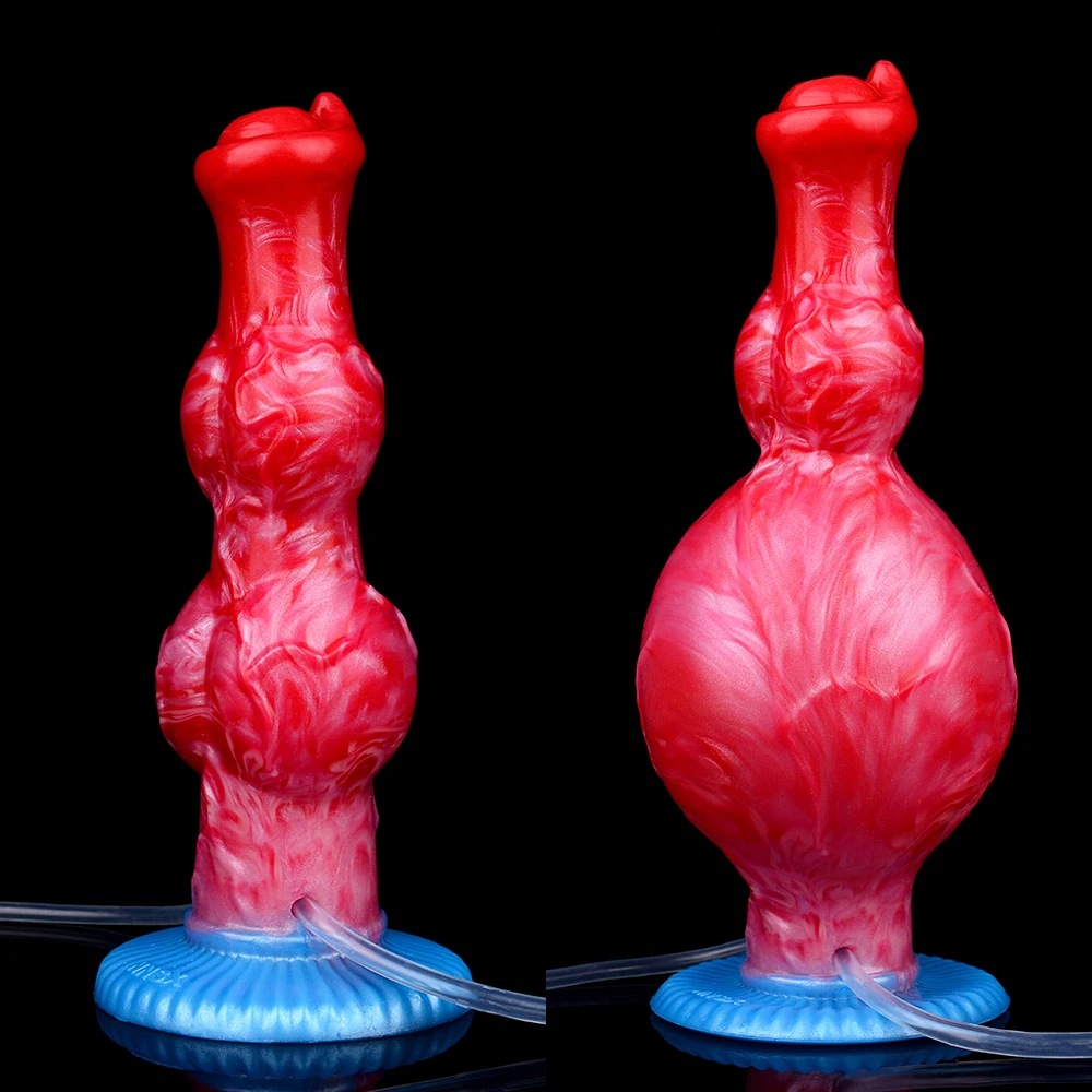NNSX Squirting Inflatable Dildo Anal Plug For Women/Men Fantasy Sex toys Fidget Toys ButtPlug Anal Vagina Masturbation Message