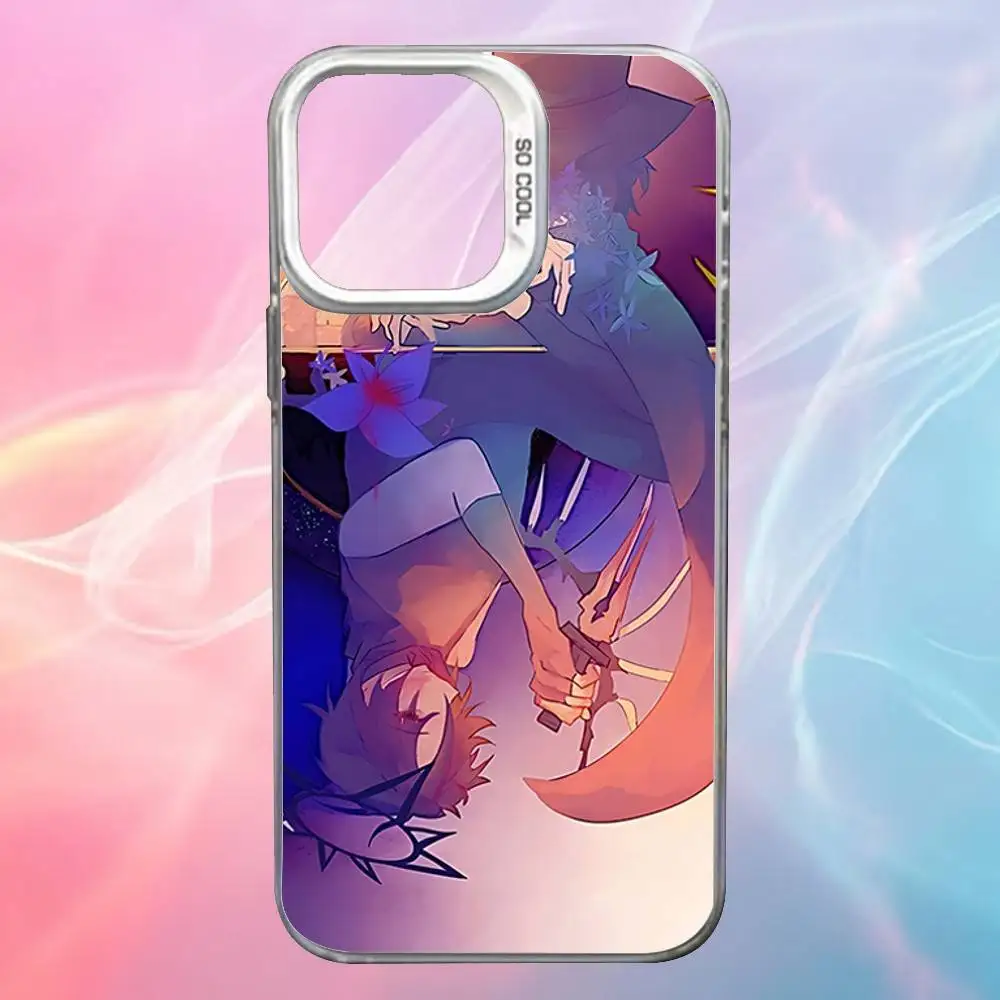 حافظة هاتف Azuretime A-Azure بتوقيتين لهاتف iPhone 17,16,15,14,13,12,X,8,Pro,Max,Plus,SE4,Air, Mini White IMD HD Matte #3