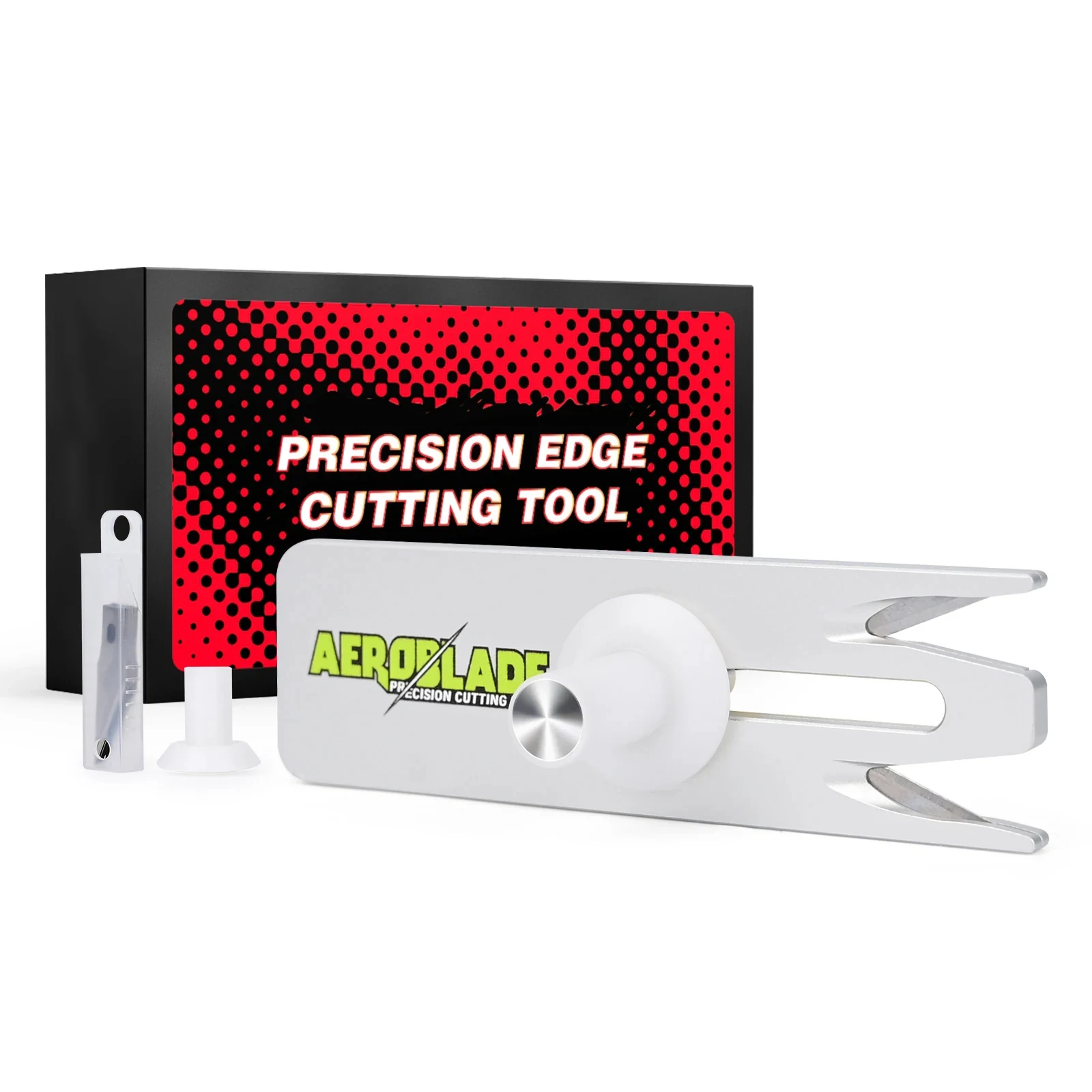 

EHDIS Dual-Blade Micro Precision Cutting Tool Car Carbon Fiber Vinyl Color Wraps Paper Window Tinting Film Edge Trimming Knife