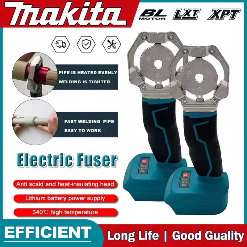 

Электрический сварочный аппарат Makita, беспроводной термофиксатор, PPR, полиэтиленовый паяльник, пластиковая трубка, полипропилен, нагрев, термоплав для батареи 18 В