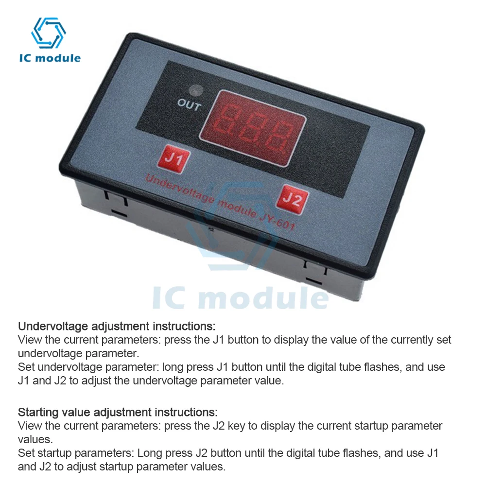 DC 12V Battery Charger Discharger Control Switch Undervoltage Overvoltage Protection Board Auto Cut Off Disconnect Controller