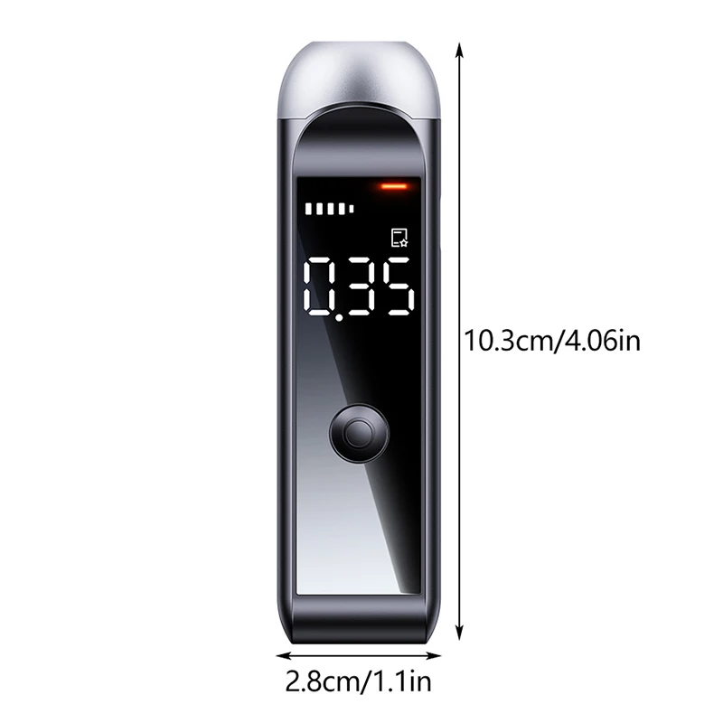 НОВЫЙ автоматический тестер алкоголя, профессиональный тестер алкоголя в выдыхаемом воздухе, перезаряжаемый алкотестер, инструменты для тестирования алкоголя
