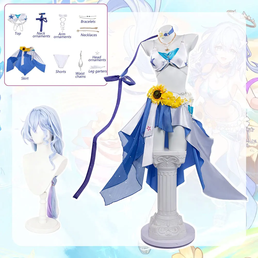 honkai-star-rail-robin-cosplay-costume-game-character-blue-white-swimsuit-skirt-wig-halloween-comic-con-party-stage-roleplay-set