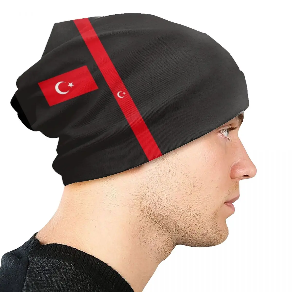 Turkey Flag Bonnet Hat Knitting Hat Men Women Hip Hop Unisex Winter Warm Beanies Cap