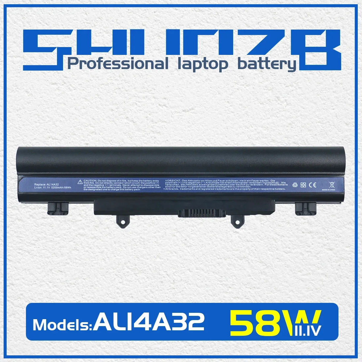 

SHUOZB AL14A32 Laptop Battery For Acer Aspire E14 E15 E5-411 E5-531 E5-471 E5-551 E5-572 E5-571G E1-571 V5-572 V3-472 V3-572