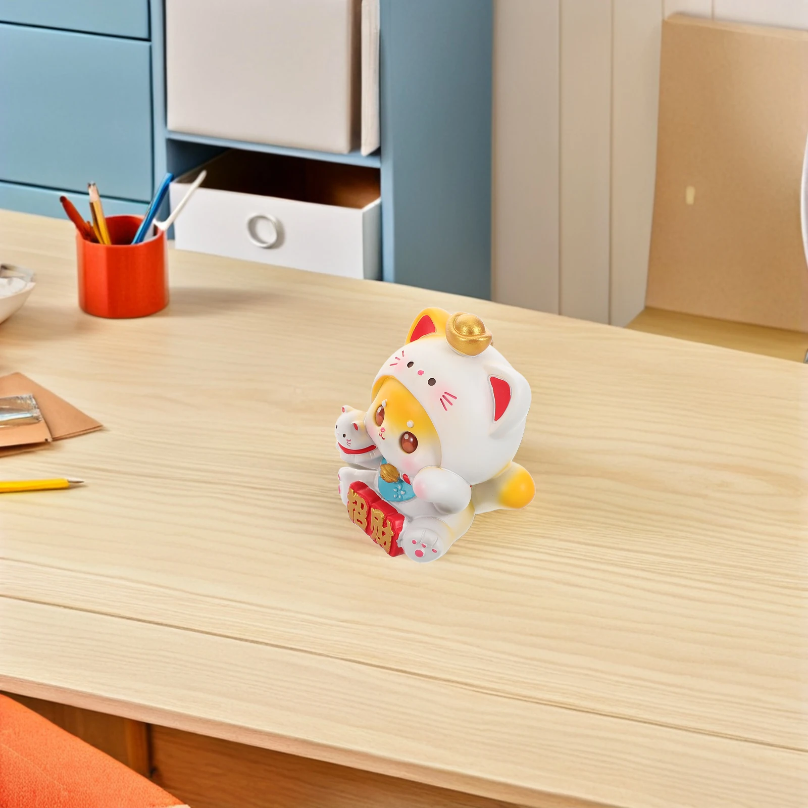 

Car Small Ornaments Figurines Aesthetic Cute Funny Desk Decorations Dashboard Accessories Women Men Chinese Style