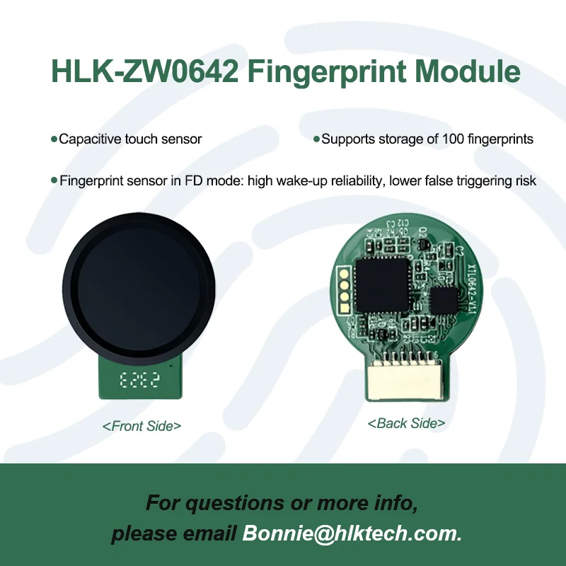 Hi-Link Новый HLK-ZW0642 Модуль распознавания датчика доступа к отпечатку пальца 160*160