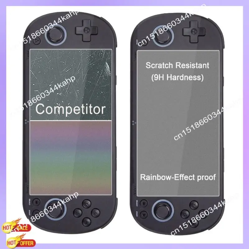 CLCU لوحدات تحكم الألعاب Trimui Smart Pro 9H طبقة من الزجاج المقسى المضادة للخدش HD واقي للشاشة طبقة زجاجية واقية