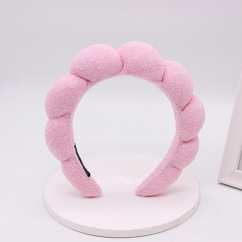 Large Wide Velvet Twist Sponge Headband Padded Hair Hoops Hairbands For Women Girl Wavy Braided Headbands Hair Accessories