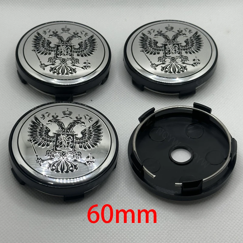 4Pcs/Set 60mm Car Wheel Center Caps For LADA TOYOTA NISSAN Hyundai KIA Chevrolet Mitsubishi Ford BMW VW Auto Hub Cap Accessories