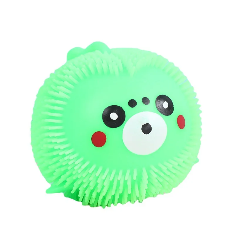 Squishy Flash Novelty Kawaii Seal Squeeze Ball Pinch Funny Glow Marine Animal Furry Ball Sensory Fidget Kids Decompression Toy