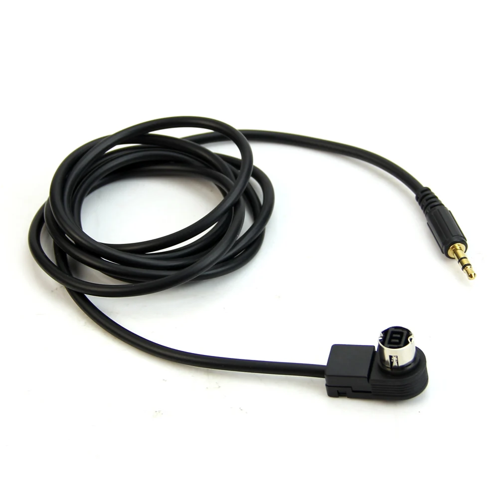 Car 3.5mm AUX Input Adapter Cable Mini  AUX Universal Stereo  Cable  Changer Cable for Alpine for Iphone MP3