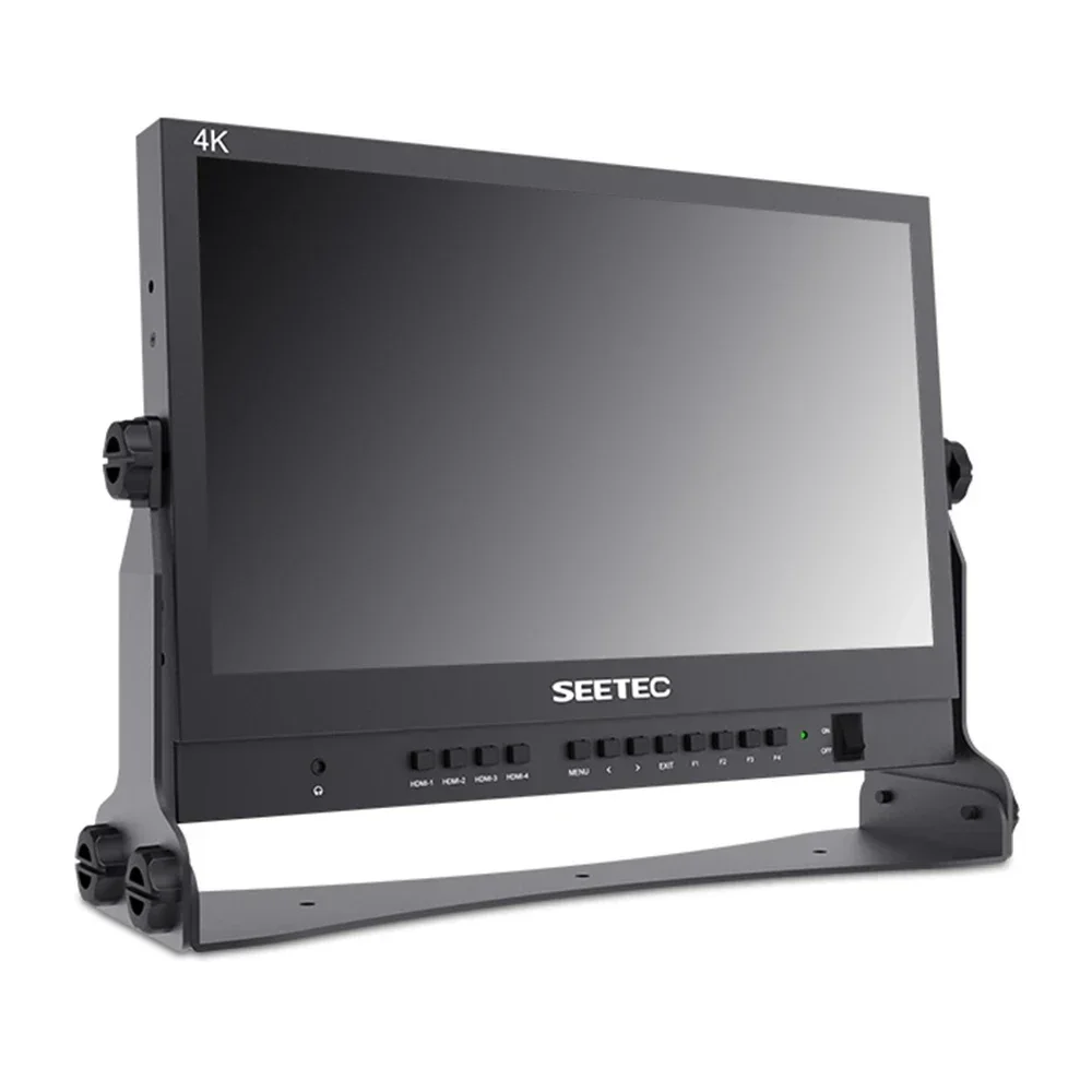 SEETEC ATEM156 15.6 Inch Live Streaming Broadcast Monitor Director with 4HDMI Cable-Compatible Carry-on for Blackmagic ATEM Mini