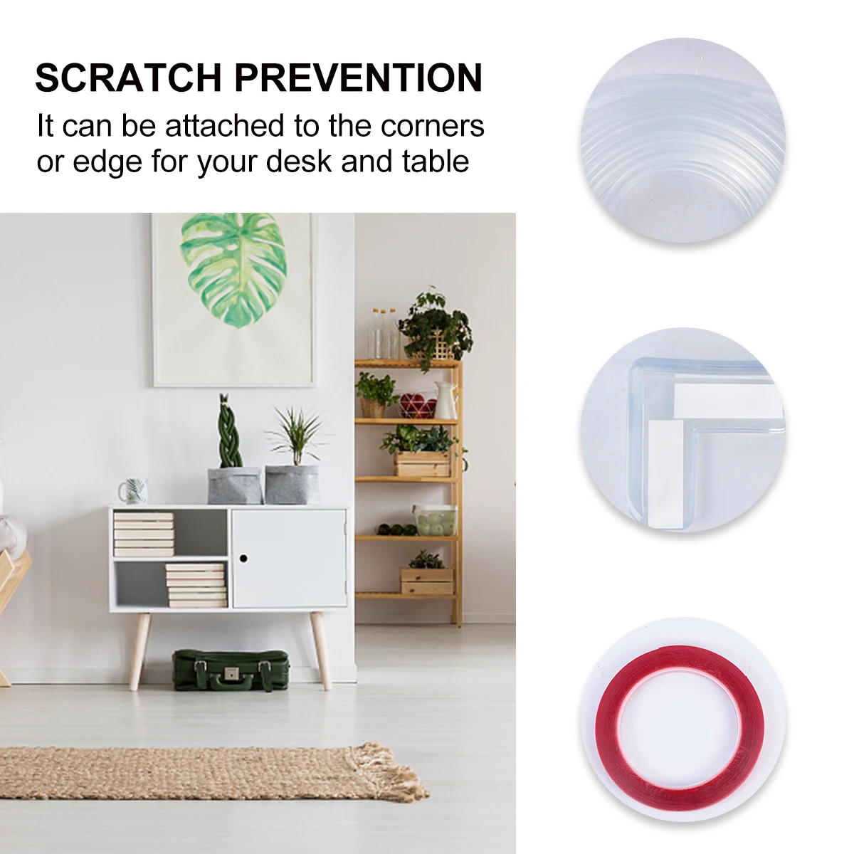 

1 set Protector Table Guard Table Cover Anti-Collision Strips Durable Soft Corner Corner Cushion Cushion