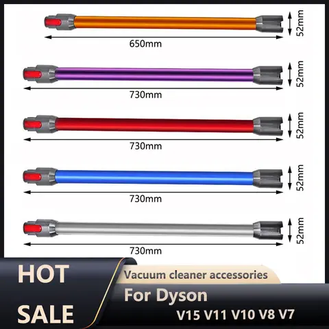 Tube Extension Wand for Dyson V15 V11 V10 V8 V7 Stick Replacement Parts Vacuum Attachment Quick Release Wand Vacuums Rod