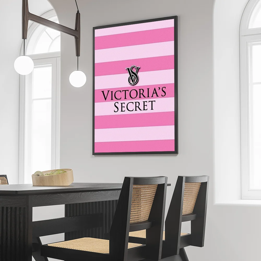 1PC V-VictoriaS Fashion S-Secret Poster Self-adhesive Art Waterproof Paper Sticker Coffee House Bar Room Wall Decor